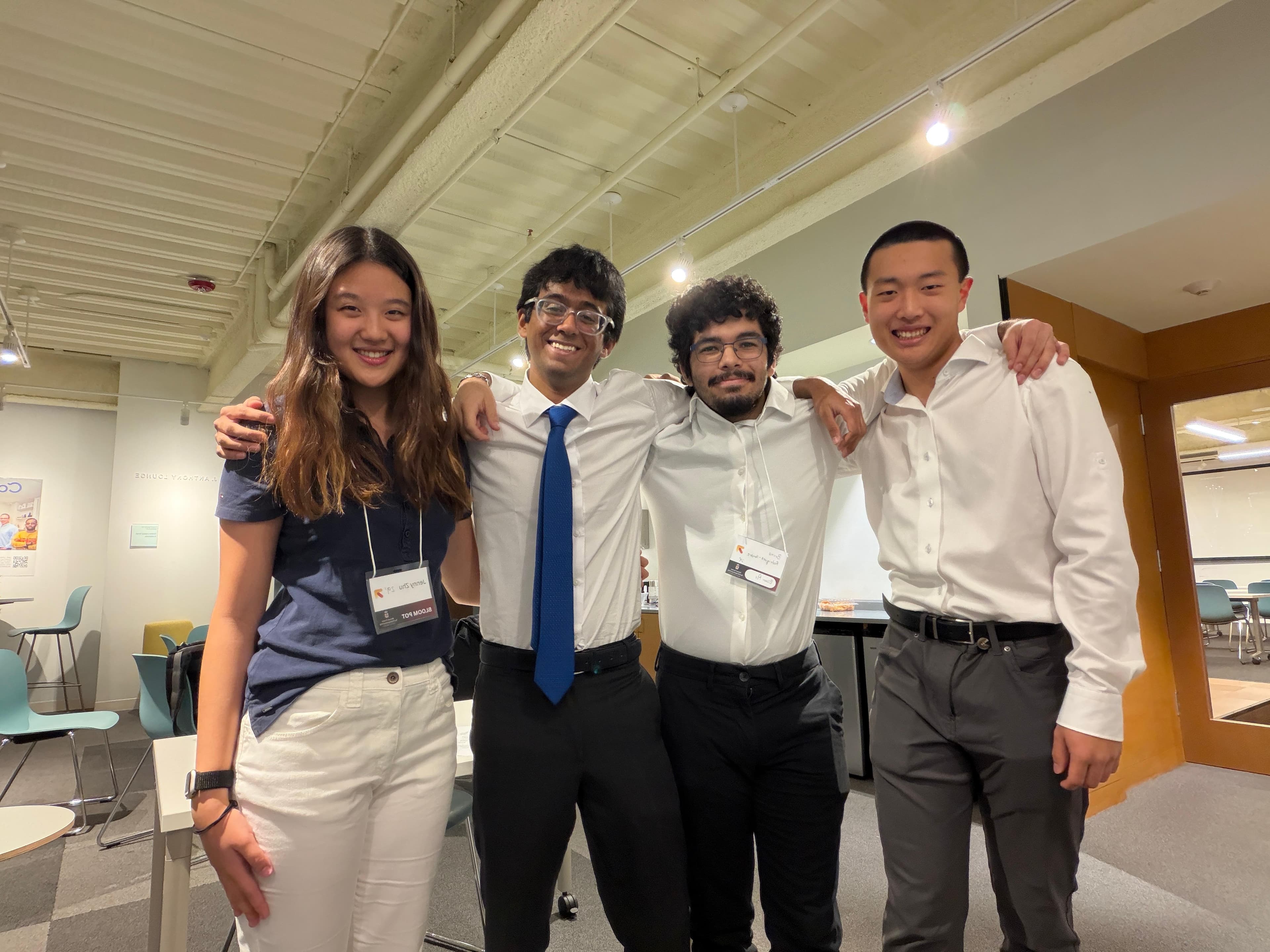 The Bloom team working together